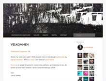 Tablet Screenshot of grafikskolen.dk